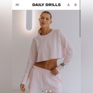 Daily Drills - cropped thermal shirt